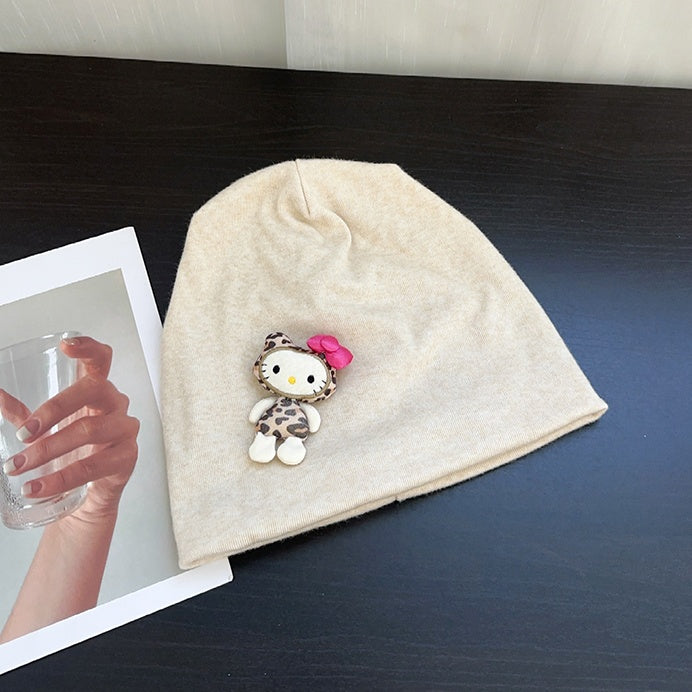 REINAREA Women’s Cute Kitty Cat Balaclava Beanie - Versatile Face-Slimming Slouchy Hat