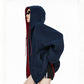 REINAREA Fleece-Lined Hooded Loose Sweatshirt Cardigan(Gray,Navy Blue,Dark Gray)