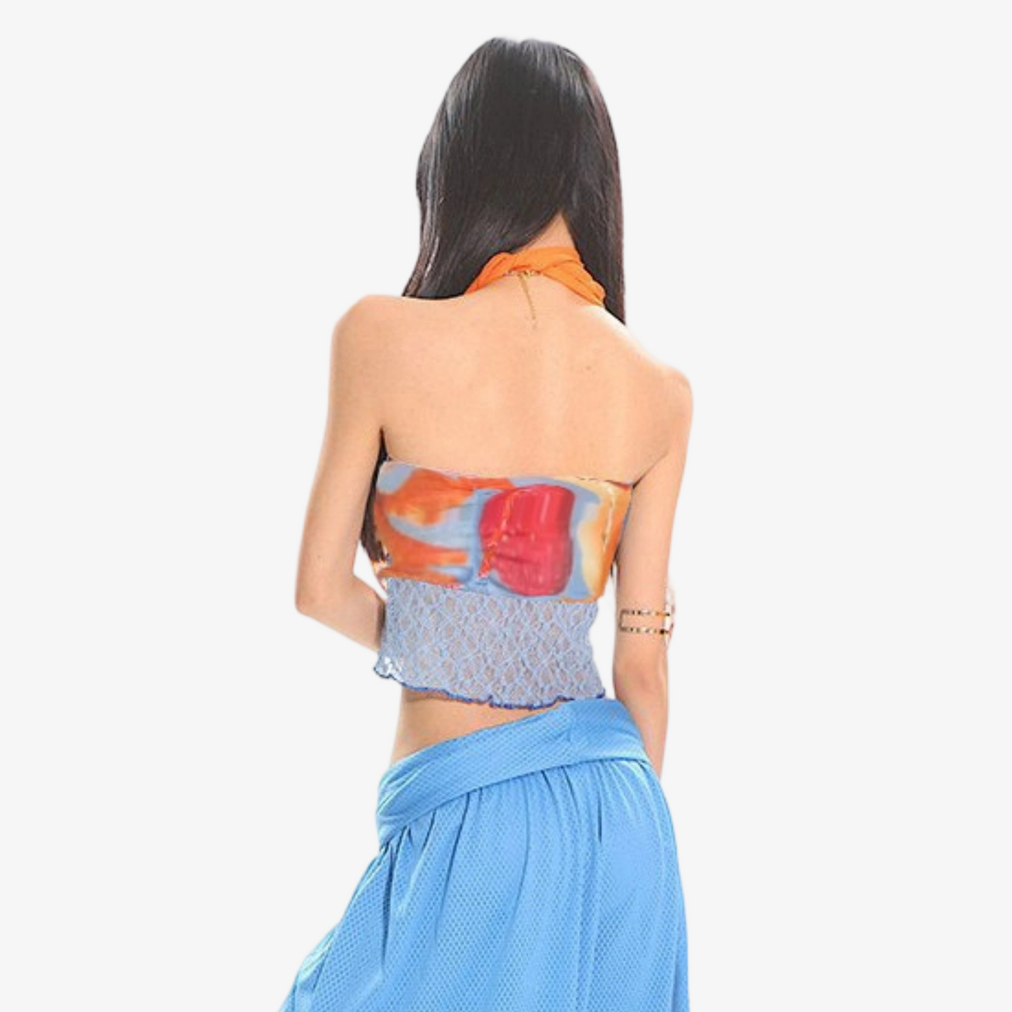 REINAREA  New Spring Summer Island Dopamine Style Printed Tank Top