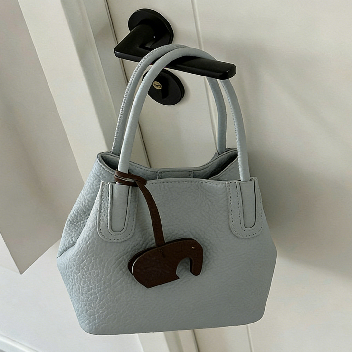 REINAREA Korean Style Commuter Bag - Bucket Mini Tote Shoulder Crossbody Handbag