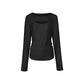 REINAREA Women’s Layering Top - Fall Winter Long Sleeve T-Shirt, Oversized Plus Size Top【108】
