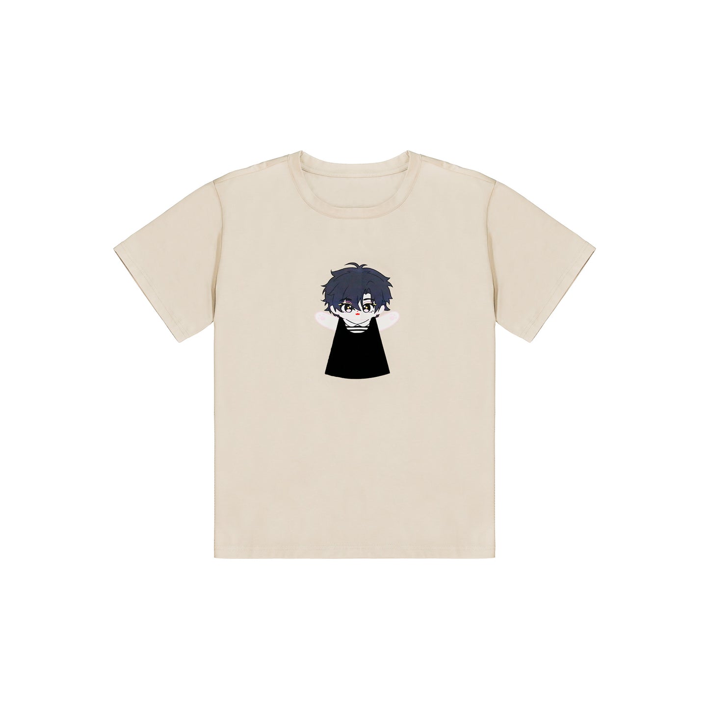 REINAREA Cute Doll Print Cotton Short-Sleeve T-Shirt Women’s Summer Casual Top