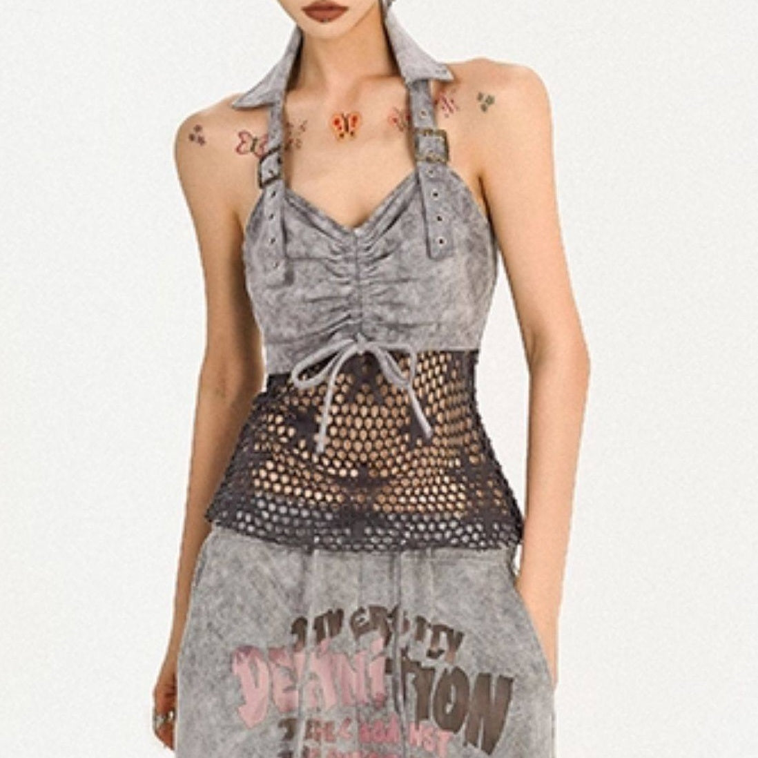 REINAREA New Spring Summer Y2K Street Loose Wide-Leg Pants Women's Casual Sweatpants