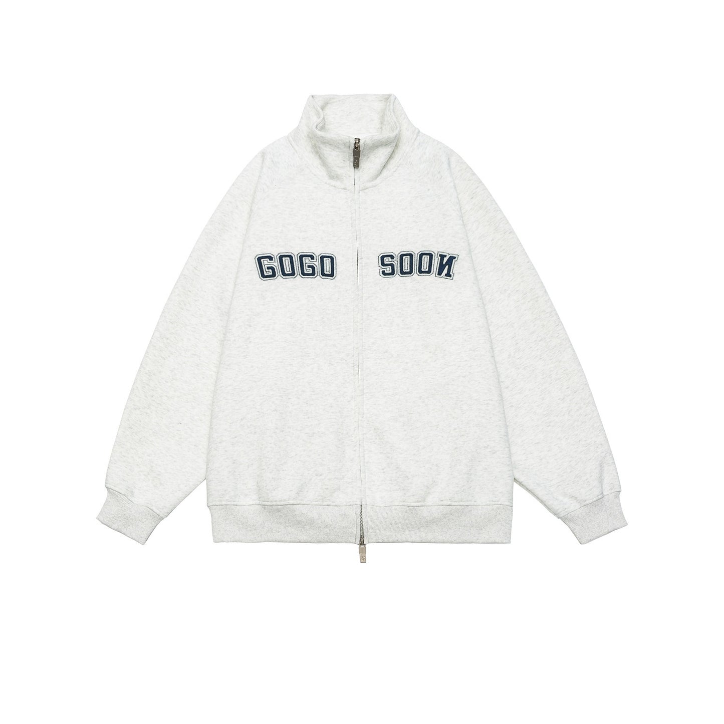 REINAREA  New Spring Summer Stand Collar Cardigan Men's 400g Sweatshirt Jacket