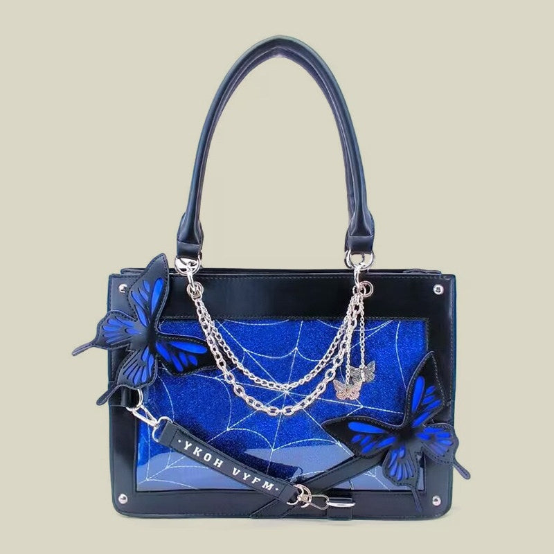 REINAREA Labyrinth Butterfly Large-Capacity Ita Bag  Anime Girls' Versatile Tote Bag for Daily【087】