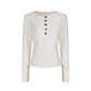 REINAREA Women’s Half-Zip Long Sleeve T-Shirt - Fall Winter Essential Layering Top【110】