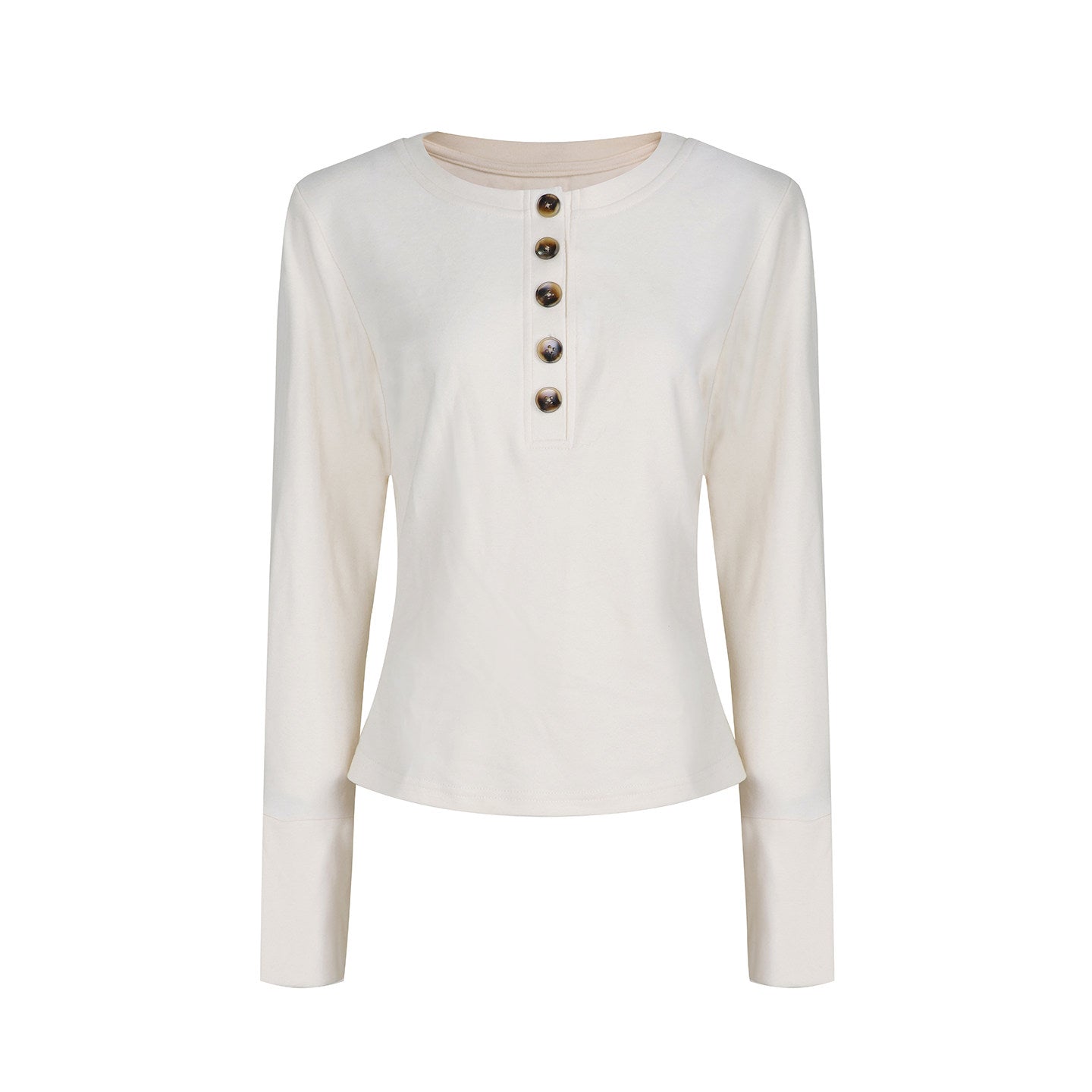 REINAREA Women’s Half-Zip Long Sleeve T-Shirt - Fall Winter Essential Layering Top【110】