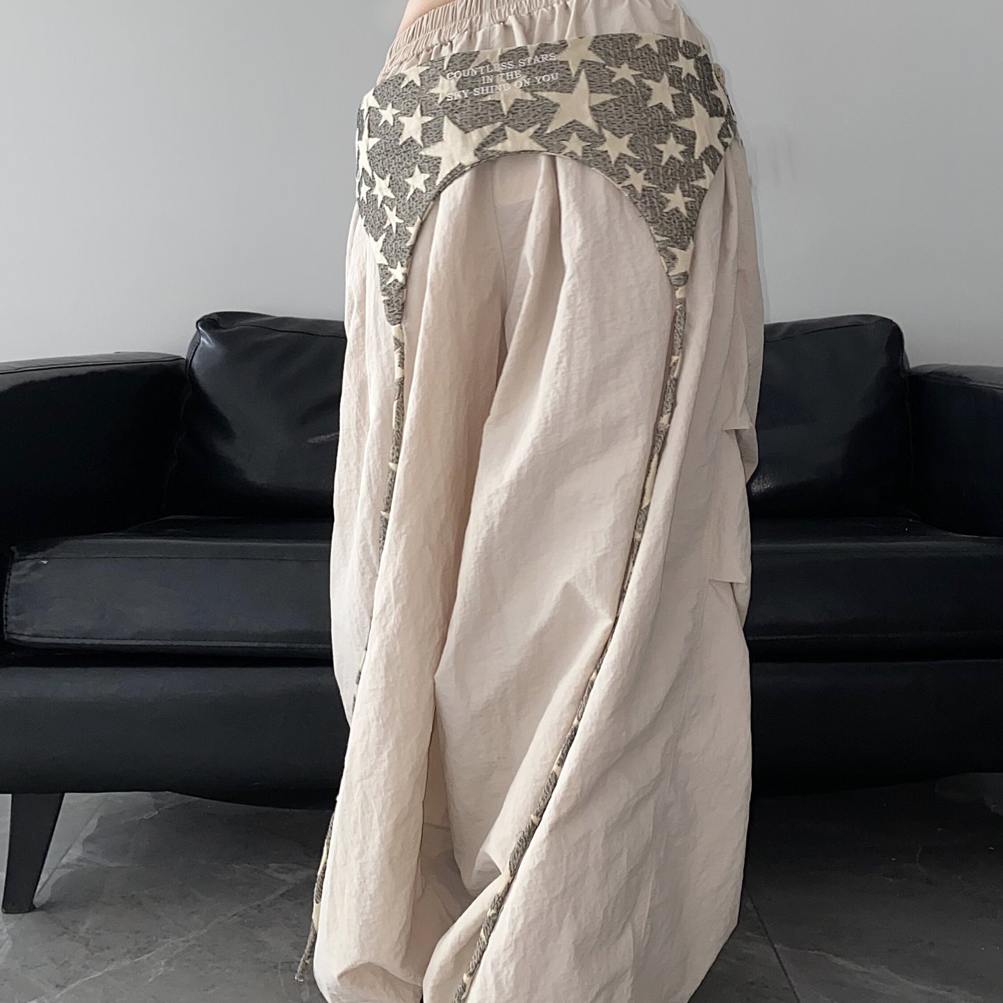 REINAREA New Spring Summer Women's American Y2K Paratrooper Pants  Street Dance Wide-Leg Trousers