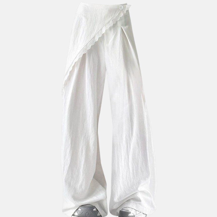REINAREA New Spring Summer Women's Relaxed Loose Wide Leg Pants