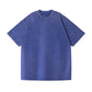 REINAREA Washed & Vintage Heavyweight 230g Cotton T-Shirt Loose Oversized Garment Washed Tee【096】