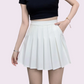 REINAREA New Spring Summer Women High Waist A-Line Pleated Mini Skirt