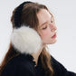 REINAREA Women's Winter Warm Earmuffs Foldable Faux Fox Fur Plush Ear Warmers