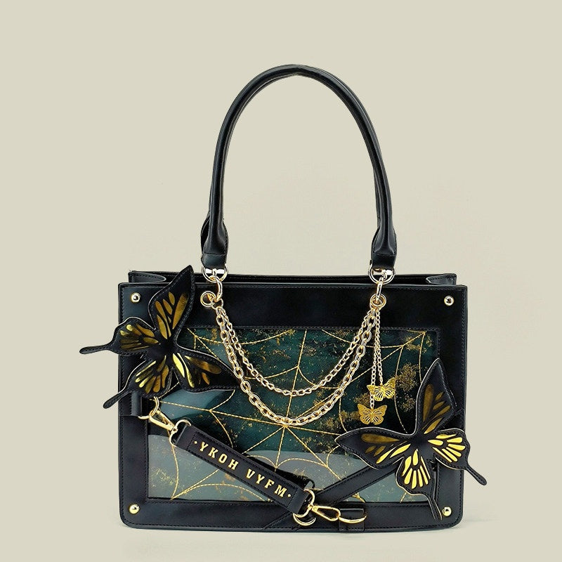 REINAREA Labyrinth Butterfly Large-Capacity Ita Bag  Anime Girls' Versatile Tote Bag for Daily【087】