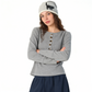 REINAREA Women’s Half-Zip Long Sleeve T-Shirt - Fall Winter Essential Layering Top【110】