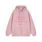 REINAREA Unisex American Retro Letter-Print Hooded Sweatshirt  Loose Casual Pullover Top【018】