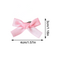 30 PCS 4cm Bow Hair Clips-Ballet Ribbon Dopamine Sweet Hairpins, Small Cute Accessories for Girls & Women | Parties | Weddings | Dopamine Dressing,Pink&Black&White