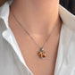 REINAREA Leather Cord Pony Necklace for Unisex Luxury High-End Sweater Chain Accessory Pendant【060】