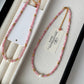 REINAREA Women’s Natural Pearl & Rainbow Stone Dopamine Beaded Necklace - Autumn & Winter Clavicle & Sweater Chain【059】