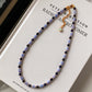 REINAREA Women’s Natural Pearl & Rainbow Stone Dopamine Beaded Necklace - Autumn & Winter Clavicle & Sweater Chain【059】