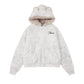 REINAREA Women's Bear Ear Suede Coat Faux Fur Collar Warm Cotton Jacket