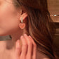 REINAREA Valentine's Day Heart Earrings: Sweet & Cute Studs for Women【104】
