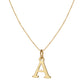 14k Gold Plated A-Z Letter Necklace Pendant for Women, Cute Personalized Jewelry, Non-Fading & Hypoallergenic, Perfect for Teens & Young Girls