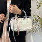 Y2K PU Leather Handbags: Sweet Lace & Bowknot Kawaii Shoulder Bag for Women