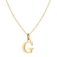 14k Gold Plated A-Z Letter Necklace Pendant for Women, Cute Personalized Jewelry, Non-Fading & Hypoallergenic, Perfect for Teens & Young Girls