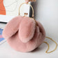 Easter Fashion 2025 Bunny Plush Bag, Spring Trends Bunny Ear Shoulder Bag, Fluffy Rabbit Messenger Purse, Furry Bag with Chain, Plush Fabric Fashion Bag for Easter Holiday, Travel, Shopping, Work, School, and Everyday Use