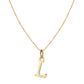 14k Gold Plated A-Z Letter Necklace Pendant for Women, Cute Personalized Jewelry, Non-Fading & Hypoallergenic, Perfect for Teens & Young Girls