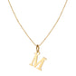 14k Gold Plated A-Z Letter Necklace Pendant for Women, Cute Personalized Jewelry, Non-Fading & Hypoallergenic, Perfect for Teens & Young Girls
