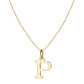 14k Gold Plated A-Z Letter Necklace Pendant for Women, Cute Personalized Jewelry, Non-Fading & Hypoallergenic, Perfect for Teens & Young Girls