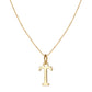 14k Gold Plated A-Z Letter Necklace Pendant for Women, Cute Personalized Jewelry, Non-Fading & Hypoallergenic, Perfect for Teens & Young Girls
