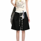 REINAREA | Women's Vintage Striped Wide-Leg Suit Shorts | High Waist Straight Leg 2026 Summer Casual Pants