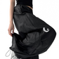 REINAREA | Y2K Sheer Wide Leg Cargo Pants | High Waist Drawstring Moon Star Print Pants | 2026 Summer Casual Trousers