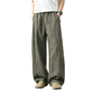 REINAREA | Men's American Linen-Like Barrel Jeans | Summer Lightweight Baggy Wide Leg Relaxed Casual Trousers