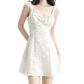 REINAREA | Women Ditsy Floral Spaghetti Strap Mini Dress | 2026 Summer Casual Pastel Sleeveless Cami Short Dress | Vacation Beach Sundress