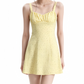 REINAREA | Women Ditsy Floral Spaghetti Strap Mini Dress | 2026 Summer Casual Pastel Sleeveless Cami Short Dress | Vacation Beach Sundress