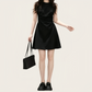 REINAREA | 2026 Summer Women Sleeveless Ruched Waist Mini Dress | Elegant Slimming A-Line Flare Tank Dress