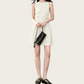 REINAREA | 2026 Summer Women Sleeveless Ruched Waist Mini Dress | Elegant Slimming A-Line Flare Tank Dress