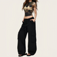 REINAREA | Women Vintage Cat Print Crop T-Shirt | Plus Size Slimming Fitted Short Sleeve Top | Y2K Hot Girl Crew Neck Cropped Tee