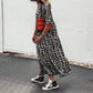 Leopard Print V-Neck Summer Dress