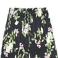 Floral Casual Mid Waist Wide Leg Pants